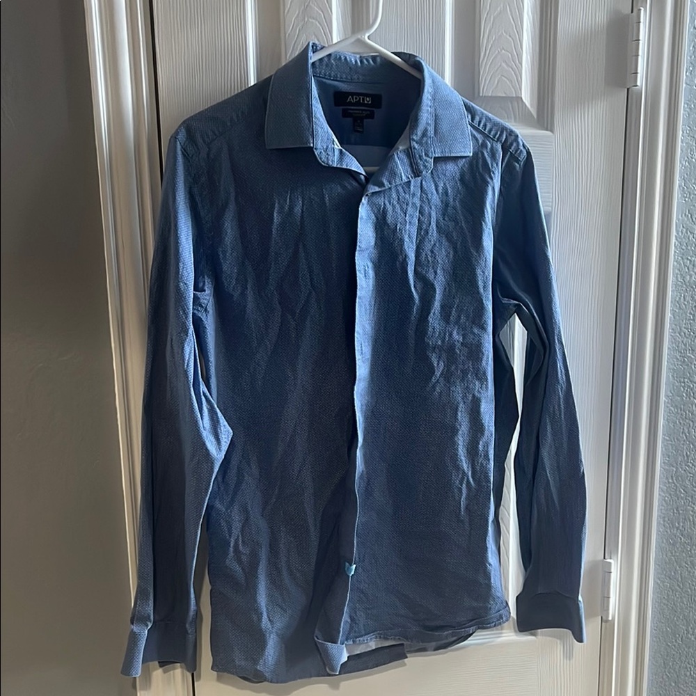 Apt. 9 Classic Blue Button-Up Shirt